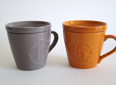 mug cup g15th anniversaryh: TULLY'S COFFEE