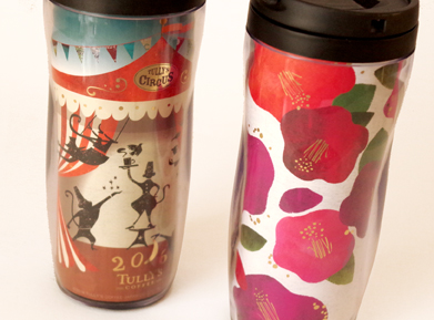tumbler “new year 2016” (design & illustration)  : TULLY'S COFFEE