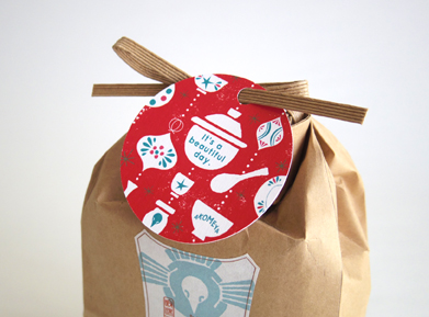 Christmas Gift Tag (design & illustration) : AKOMEYA TOKYO