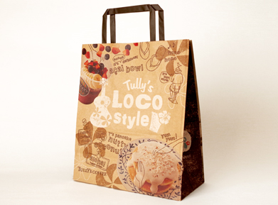 shopper / summer promotion 2015 (design & illustration) : TULLY'S COFFEE