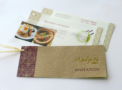 invitation : Monsoon Cafe