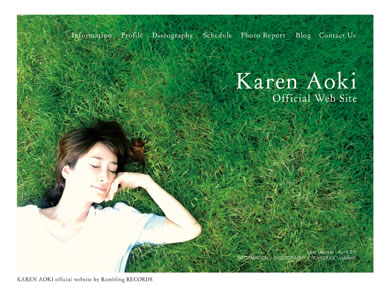 official web site : Karen Aoki
